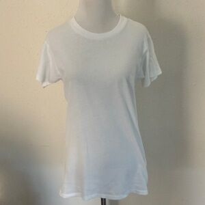 THE GREAT. Crisp White Short Sleeve Tee